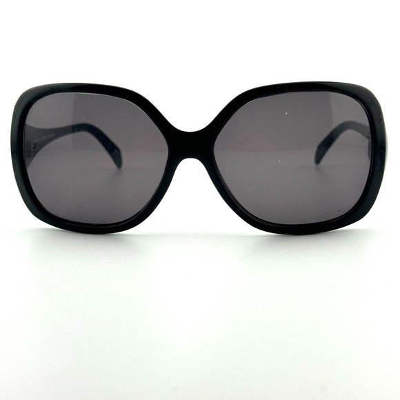 Fendi Cold Insert Sunglasses Frames Butterfly Black Gray Lens H13306 - Picture 1 of 7